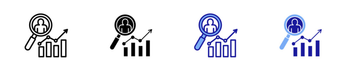 User Behavior  Icon Set Multiple Style Collection
