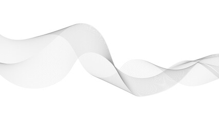 Digital frequency track equalizer. Stylized line art background. Abstract Vector Background with Black Wavy Lines. 
