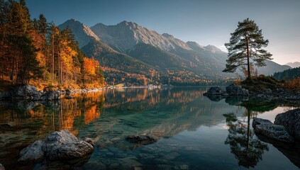 Fototapeta premium Calm Waters at the Lake