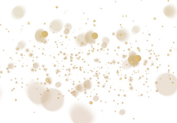 PNG dust particles with glowing flare, sparkle shimmer and glitter dust cloud on transparent background, abstract golden light effect with bokeh rays and festive dust texture for design PNG
