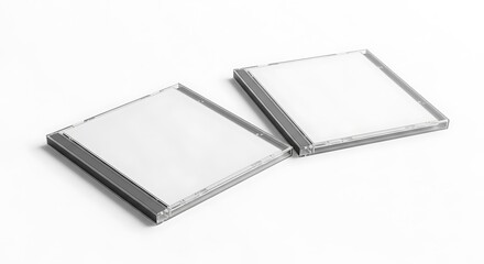 Blank CD Jewel Cases Mockup.