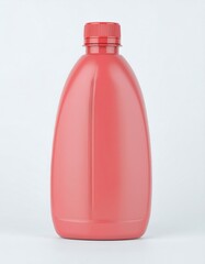Red plastic bottle