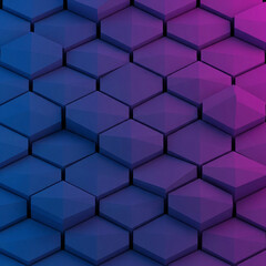 Obraz premium Dynamic Hexagon Honeycomb 001