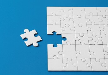 Fototapeta premium Missing Jigsaw Puzzle Piece