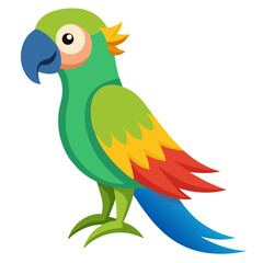 Fototapeta premium blue and yellow macaw