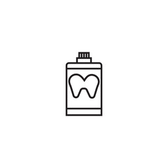 Fototapeta premium mouthwash icon
