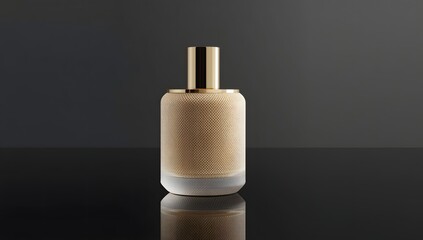 Naklejka premium Detailed Perfume Bottle Mockup with Luxury Design