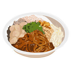 noodle and sauce Thai food lunch 