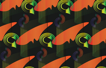 seamless pattern with flowers