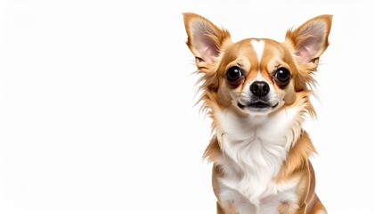 Obraz premium Chihuahua portrait with upright ears and calm expression