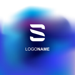 Logo letters. S. Icon. Typography. Symbol