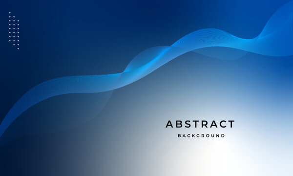 Minimalist geometric abstract background with smooth gradient lines design suitable for flyer cover and modern template