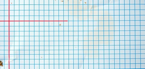 Close-up of aged, textured graph paper with visible dirt and wear,  grid paper,  background