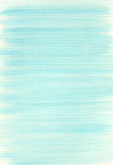 Vertical watercolor background with light blue brush strokes.