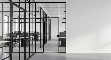 Modern Minimalist Office Interior Design.