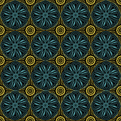 seamless pattern with flowers wallpaper