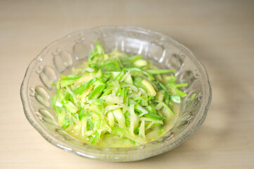 Chongqing Home-Style Dish: Stir-Fried Shredded Pumpkin.