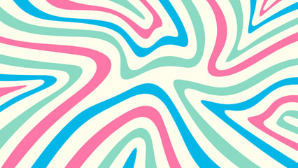 abstract background with colorful wave seamless pattern