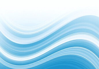 Abstract Background with Intersecting Blue and Green Waves