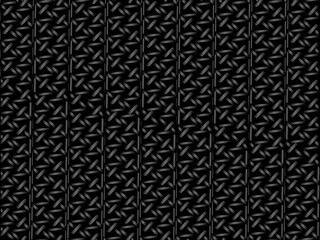Black metal texture steel background. Perforated metal sheet.