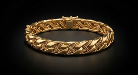 Luxury Gold Bracelet: Intricate Design, Exquisite Craftsmanship