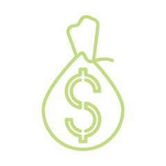 Dollar Bag icon design