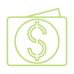 Dollar Wallet icon design