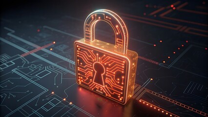 Digital Lock with Circuit Design Concept for Cybersecurity Imagery