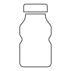 Plastic Bottle Outline