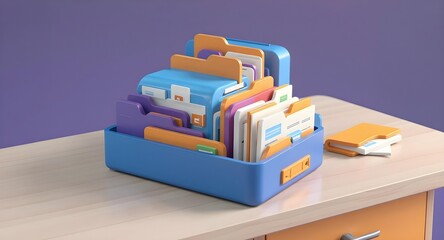 Navigate your files with fun: Cartoon file manager at your service!
