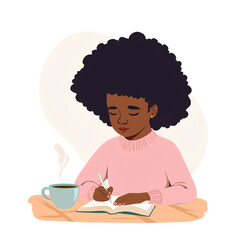 girl with cup of tea