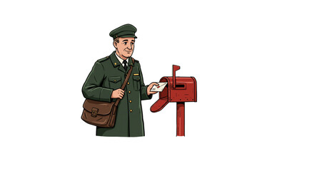 a man in a suit with a bag