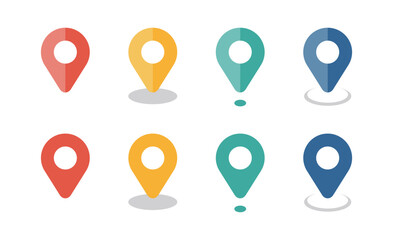 シンプルなマップピンのアイコン