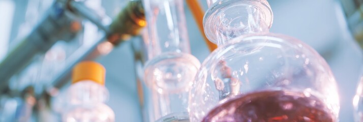 Professional Carbon Capture Rotary Evaporator in Advanced Pharmaceutical Laboratory Modern High-Quality Solvent Recovery for Innovative Healthcare Marketing Content