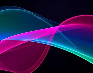 Abstract waves of vibrant colors (1)