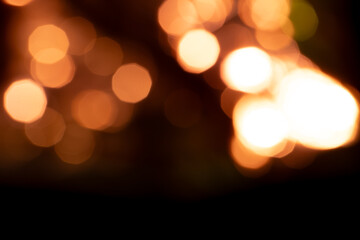 Fototapeta premium light leaks overlay effect with bokeh,Abstract bokeh light on black background ,retro film distressed flare light leak on black,christmas lights background