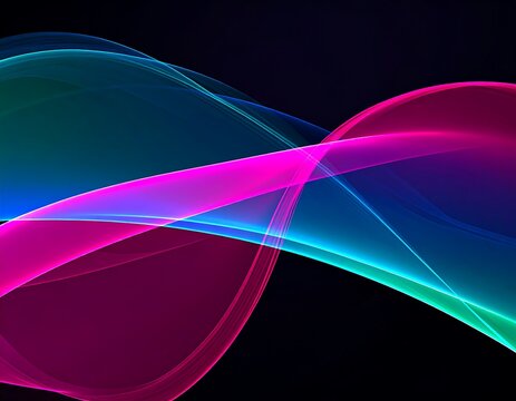 Abstract waves of vibrant colors (1)