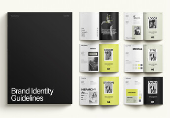 Brand Identity Guideline Layout