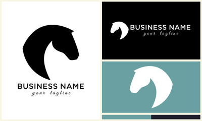 Horse Logo Design Variations. (57)