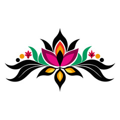 Fototapeta premium abstract flower vector illustration