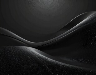 Matte Black Gradient with Fine Grain