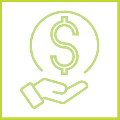 Dollar Investment icon design