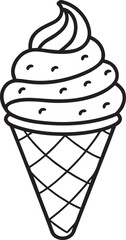 Cartoon Vector Cartoon Ice Cream Cone