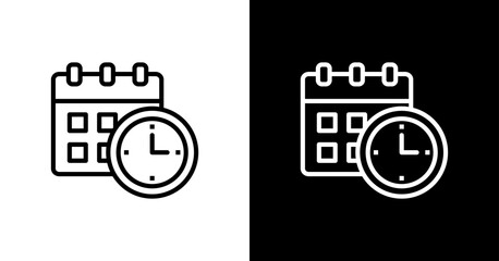 Deadline Icon Set Design 