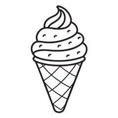 Cartoon Vector Cartoon Ice Cream Cone