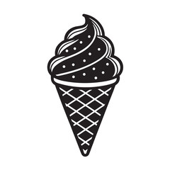 Cartoon Vector Cartoon Ice Cream Cone