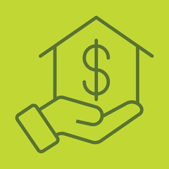 Dollar Loan icon design