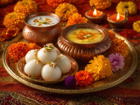 Colorful Chomchom and Delicate Sandesh