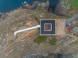 Faro Cabo Vilán en Camariñas, A Coruña, Galicia