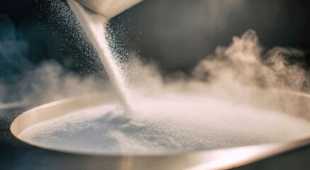 Powder pouring into a bowl (1)